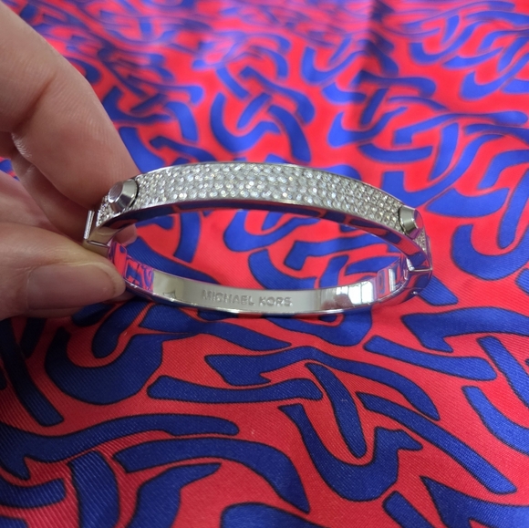 Michael Kors Silver Bracelet with Crystal Accents - Picture 2 of 5